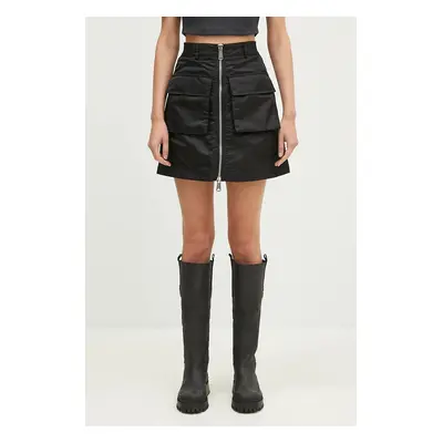 Sukně Alpha Industries černá barva, mini, 148066