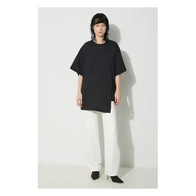 Tričko Y-3 Premium Loose SS Tee černá barva, IN4377