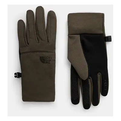 Rukavice The North Face Etip Recycled Glove zelená barva, NF0A4SHA21L1