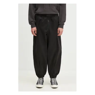 Kalhoty A-COLD-WALL* Augment Wide Pant pánské, černá barva, jednoduché, ACWMB307A