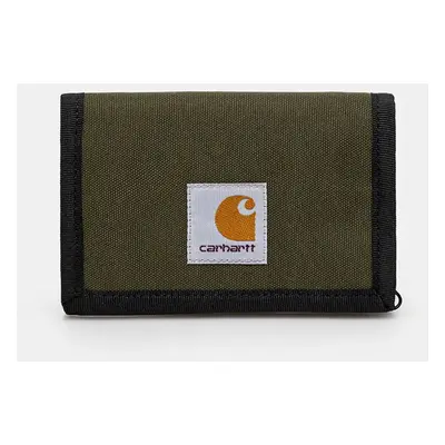 Peněženka Carhartt WIP Alec Wallet zelená barva, I031471.666XX