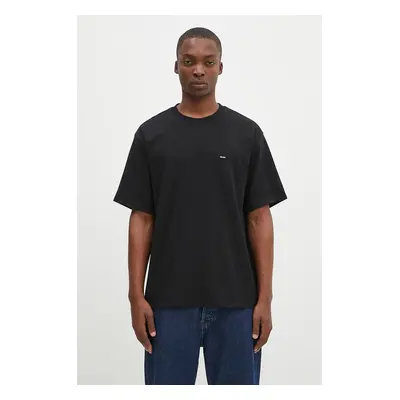 Bavlněné tričko Dickies Clancy Heavyweight Tee černá barva, s potiskem, DK0A4Z4L