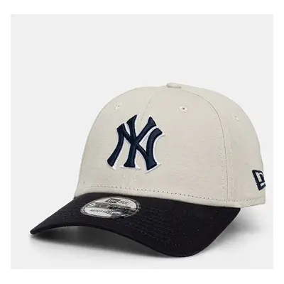 Bavlněná baseballová čepice New Era NEW YORK YANKEES tmavomodrá barva, 60565353