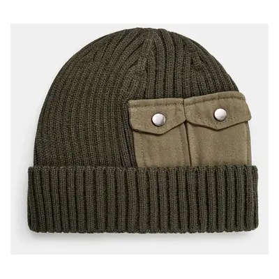 Čepice Alpha Industries Utility Beanie zelená barva, 138904