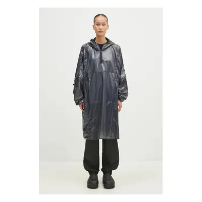 Nepromokavá bunda Rains Long Ultralight Anorak 18810 BLACK černá barva