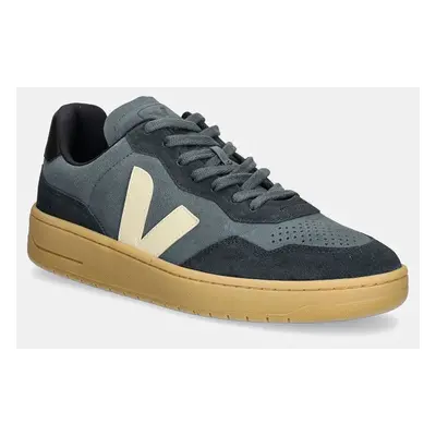 Semišové sneakers boty Veja V-90 tmavomodrá barva, VD0303848B