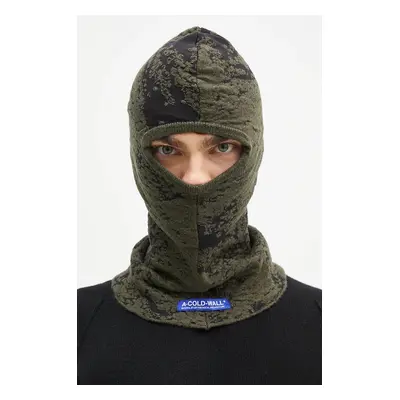 Vlněná kukla A-COLD-WALL* Composite Balaclava šedá barva, ACWUA208