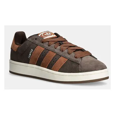 Semišové sneakers boty adidas Originals Campus 00s hnědá barva, ID1417