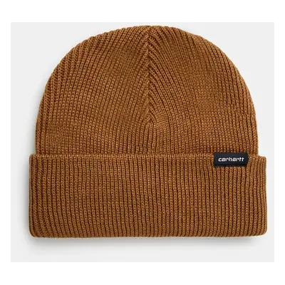 Čepice Carhartt WIP Gordan Beanie hnědá barva, I034236.HZXX