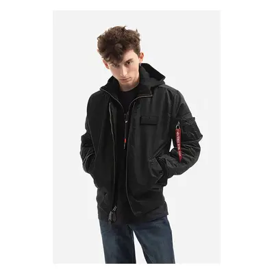 Bomber bunda Alpha Industries MA-1 D-Tec SE 133104 515 černá barva, přechodná