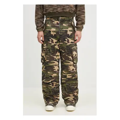 Oboustranné kalhoty Andersson Bell Reversible Padded Camouflage Cargo Pants zelená barva, apa688