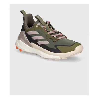 Boty adidas TERREX Free Hiker 2 Low dámské, zelená barva, IG8892