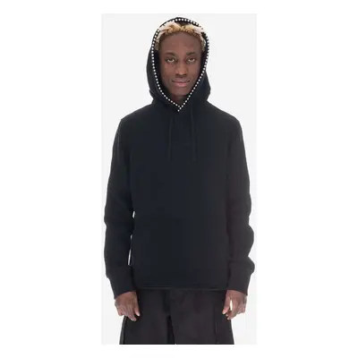 Mikina 1017 ALYX 9SM Ball Chain Hoodie pánská, černá barva, s kapucí, aplikací, AAUSW0191FA01 BL