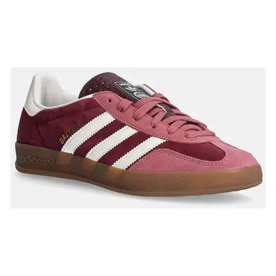 Sneakers boty adidas Originals Gazelle Indoor vínová barva, IF9647