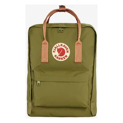 Batoh Fjallraven Kanken zelená barva, velký, s aplikací, F23510.631.241-241