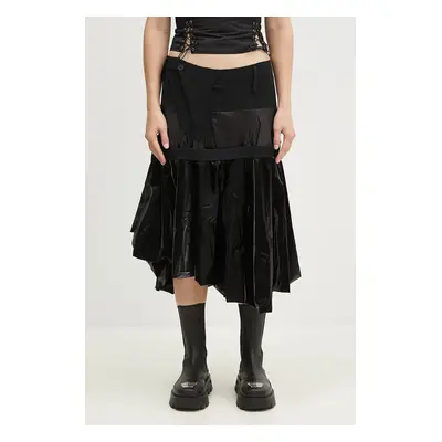 Sukně Ottolinger Layered Balloon Skirt černá barva, mini, áčková, 1110401921