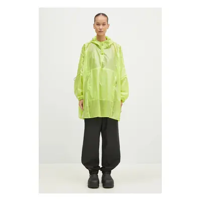 Nepromokavá bunda Rains Ultralight Anorak 18880 REFLECTIVE DIGITAL LIME zelená barva, přechodná,