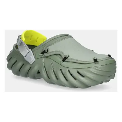 Pantofle Crocs Echo Ripstop Clog zelená barva, 210334