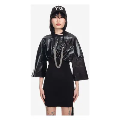 Šaty Rick Owens Cinched Tommy Mini Dress černá barva, mini, DS02B4505.JRU.BLACK-Black