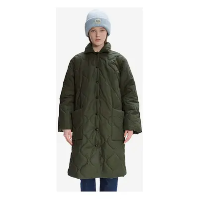 Bunda A.P.C. Manteau Sarah dámská, zelená barva, přechodná, COEZV.F01502-MILITARYKH