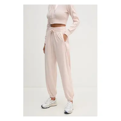 Tepláky adidas Originals Femme Galore Jogger růžová barva, s aplikací, JN3008