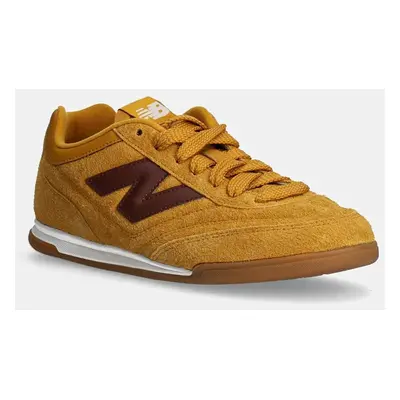 Semišové sneakers boty New Balance RC42 žlutá barva, URC42HE