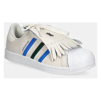 Sneakers boty adidas Originals Rolling Links Superstar Spikeless Golf béžová barva, IH2500