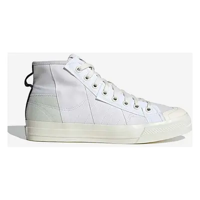 Kecky adidas Originals Nizza Hi by Parley bílá barva, GV7617-white