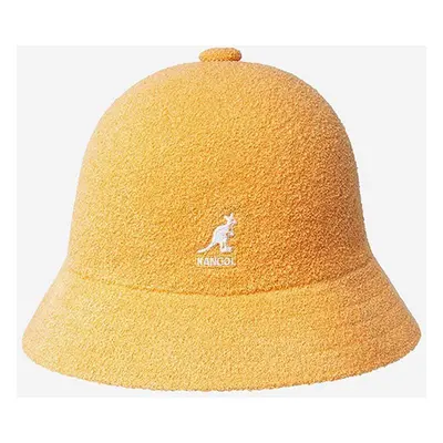 Klobouk Kangol oranžová barva, 0397BC.WARM-WARM.APRIC