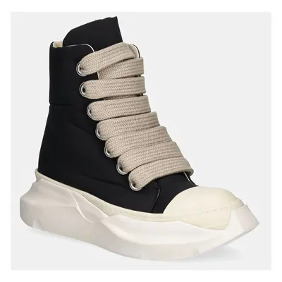 Kecky Rick Owens Jumbo Laces Abstract Sneak pánské, černá barva, DU02D2844.MUPAW2