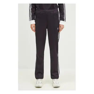 Tepláky adidas Originals Beckenbauer Track Pant fialová barva, s aplikací, IY2224