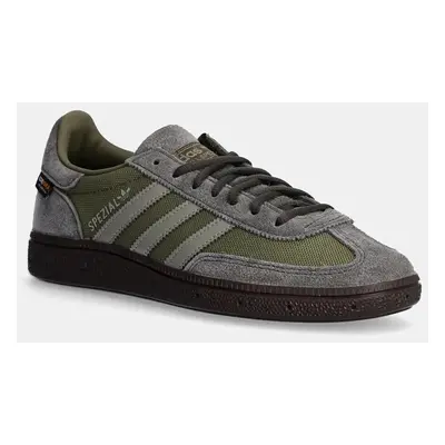 Semišové sneakers boty adidas Originals Handball Spezial zelená barva, IE6602