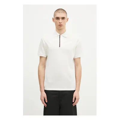 Bavlněné polo tričko Paul Smith béžová barva, M1R-958PP-L00089