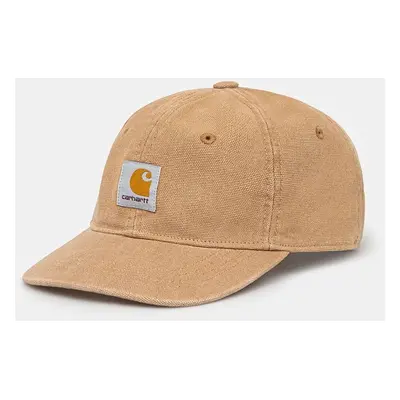 Bavlněná baseballová čepice Carhartt WIP Icon Cap zelená barva, s aplikací, I033359.2FSXX