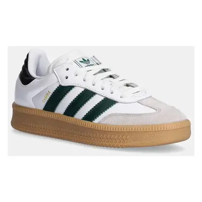 Kožené sneakers boty adidas Originals Samba XLG bílá barva, IE9181