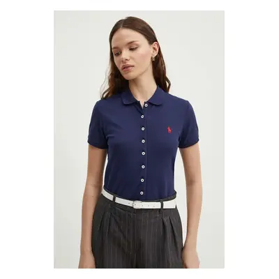 Polo tričko Polo Ralph Lauren tmavomodrá barva, 211939272