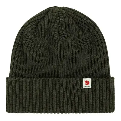 Čepice Fjallraven Rib Hat zelená barva, F13100184.662