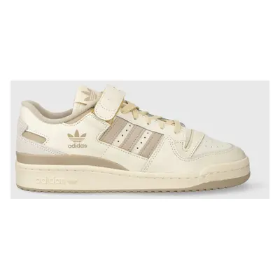 Kožené sneakers boty adidas Originals Forum 84 béžová barva