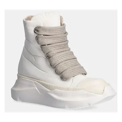 Kecky Rick Owens Jumbo Laced Abstract Sneak dámské, bílá barva, DS02D2844.MUPAW2