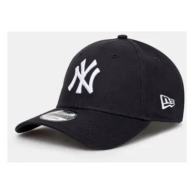 Bavlněná baseballová čepice New Era MLB SIDE PATCH 9FORTY® NEW YORK YANKEES tmavomodrá barva, s 