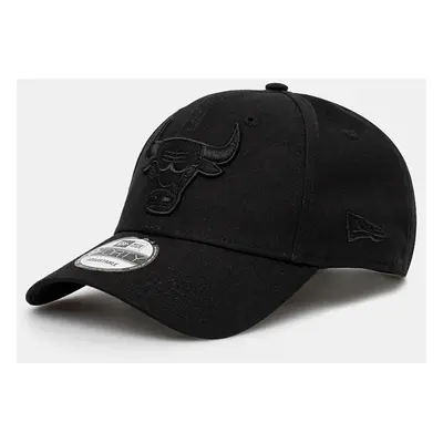 Bavlněná baseballová čepice New Era LEAGUE ESSENTIAL 9TWENTY® CHICAGO BULLS černá barva, s aplik