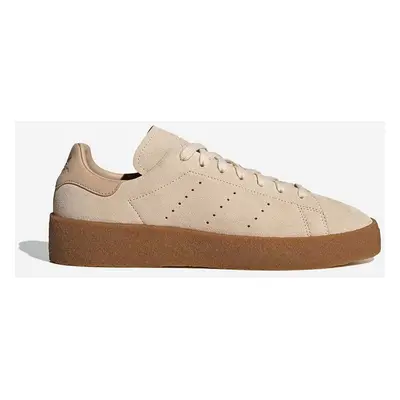 Semišové sneakers boty adidas Originals Stan Smith Crepe HQ6837 béžová barva