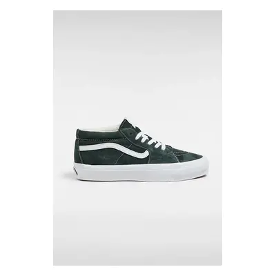 Semišové tenisky Vans Premium Classics LX Sk8-Mid Reissue 83 zelená barva, VN000CQQPRM1