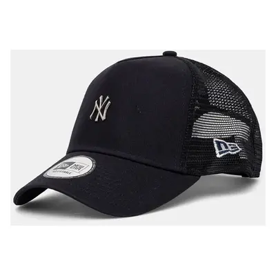 Kšiltovka New Era METALLIC TRUCKER NEW YORK YANKEES tmavomodrá barva, s aplikací, 60565182