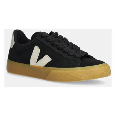 Semišové sneakers boty Veja Campo černá barva, CP0303692A