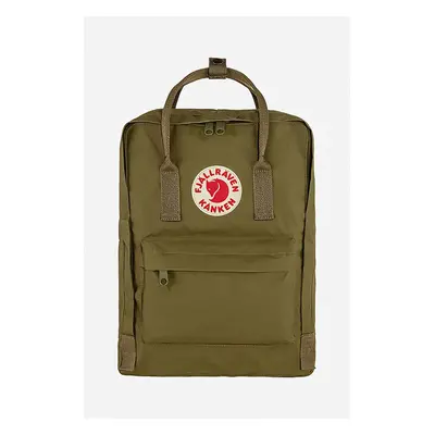 Batoh Fjallraven Kanken zelená barva, velký, s aplikací, F23510.631-631