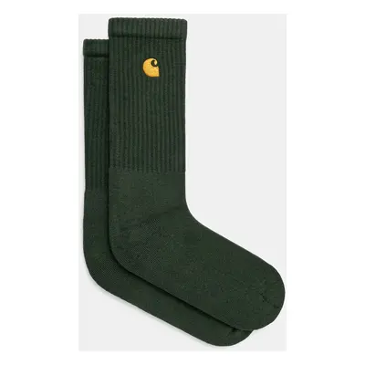 Ponožky Carhartt WIP Chase Socks pánské, zelená barva, I029421.2CXXX