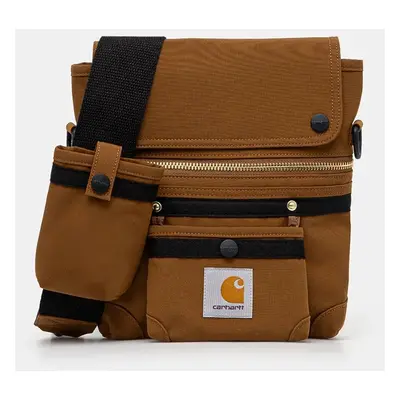 Ledvinka Carhartt WIP Carpenter Shoulder Bag hnědá barva, I033783.HZXX