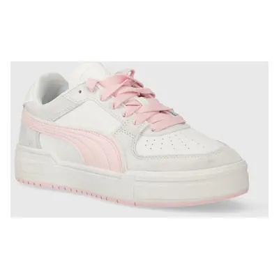 Kožené sneakers boty Puma CA Pro Queen of -3s Wns bílá barva, 395882