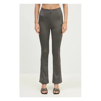 Tepláky adidas Originals Femme Galore Rib Flared Legging šedá barva, hladké, JN3024